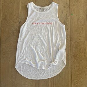 Express One Eleven Tank Top Per my last email white xs